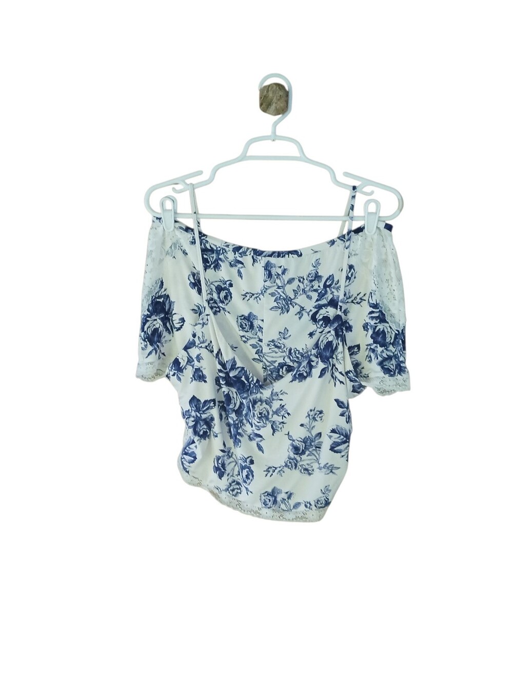 Victoria's Secret Blue Floral Cami & Shorts Pajama Set XL